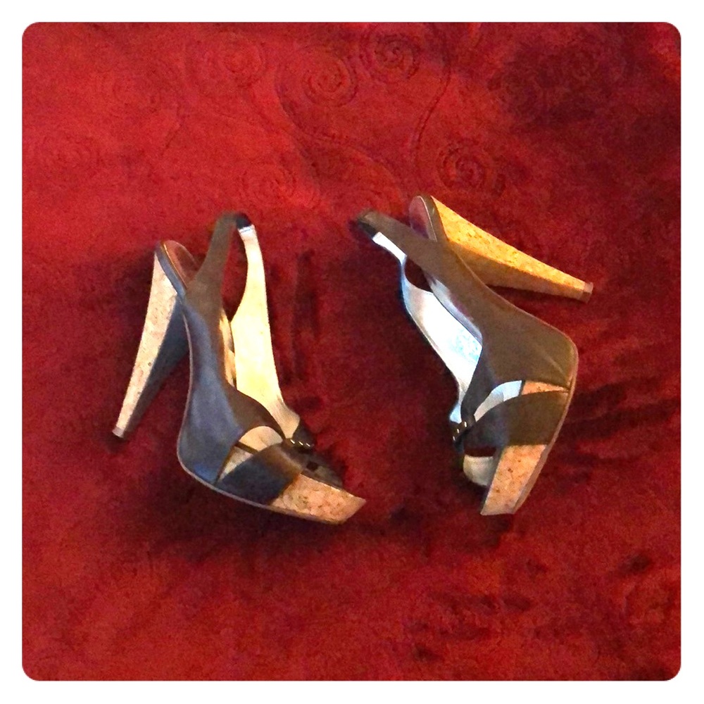 Jessica Simpson Dk Brown Slingback Sandal size:8.5